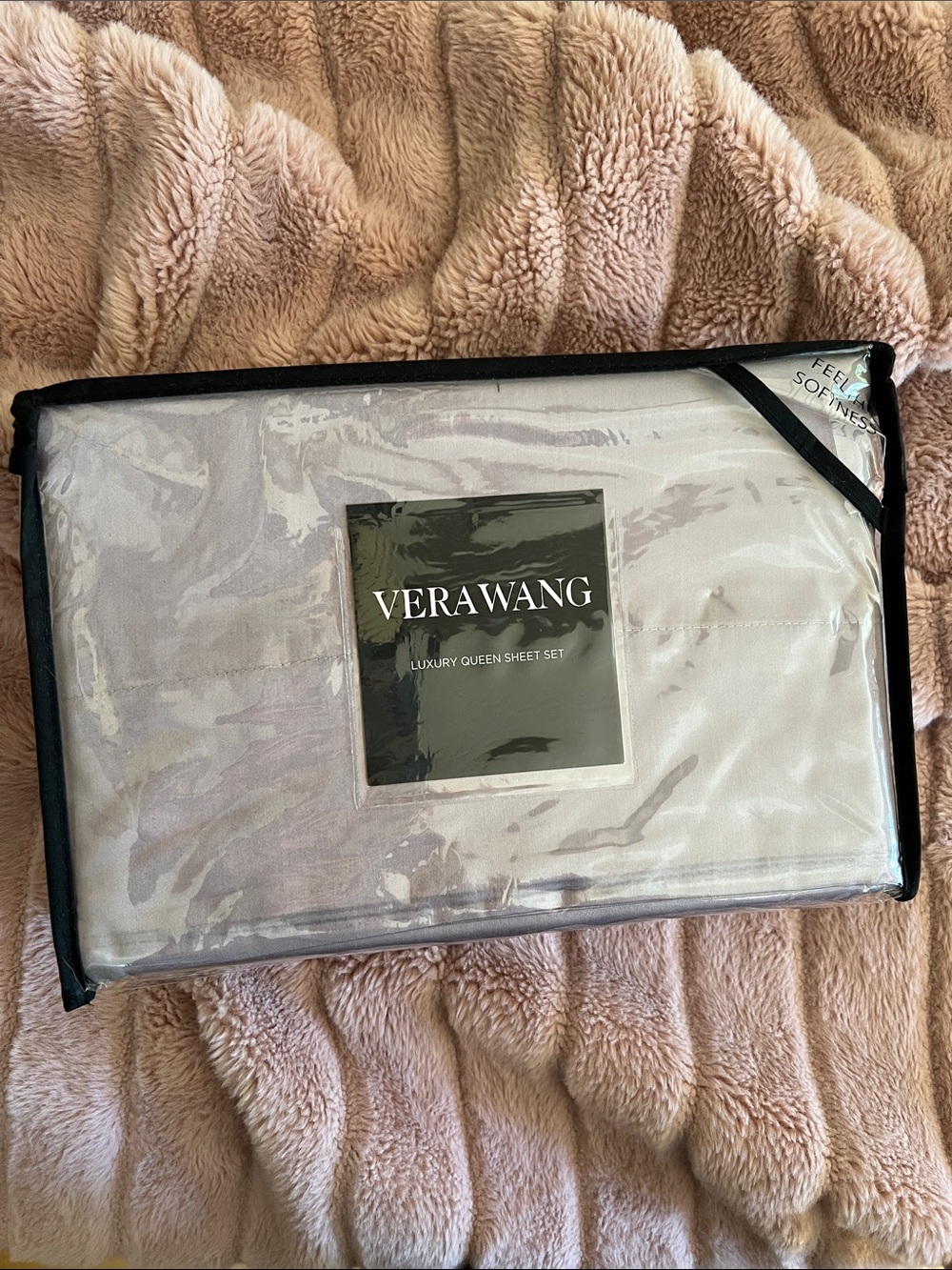 Vera Wang Queen Sheet ONLY** -Plum